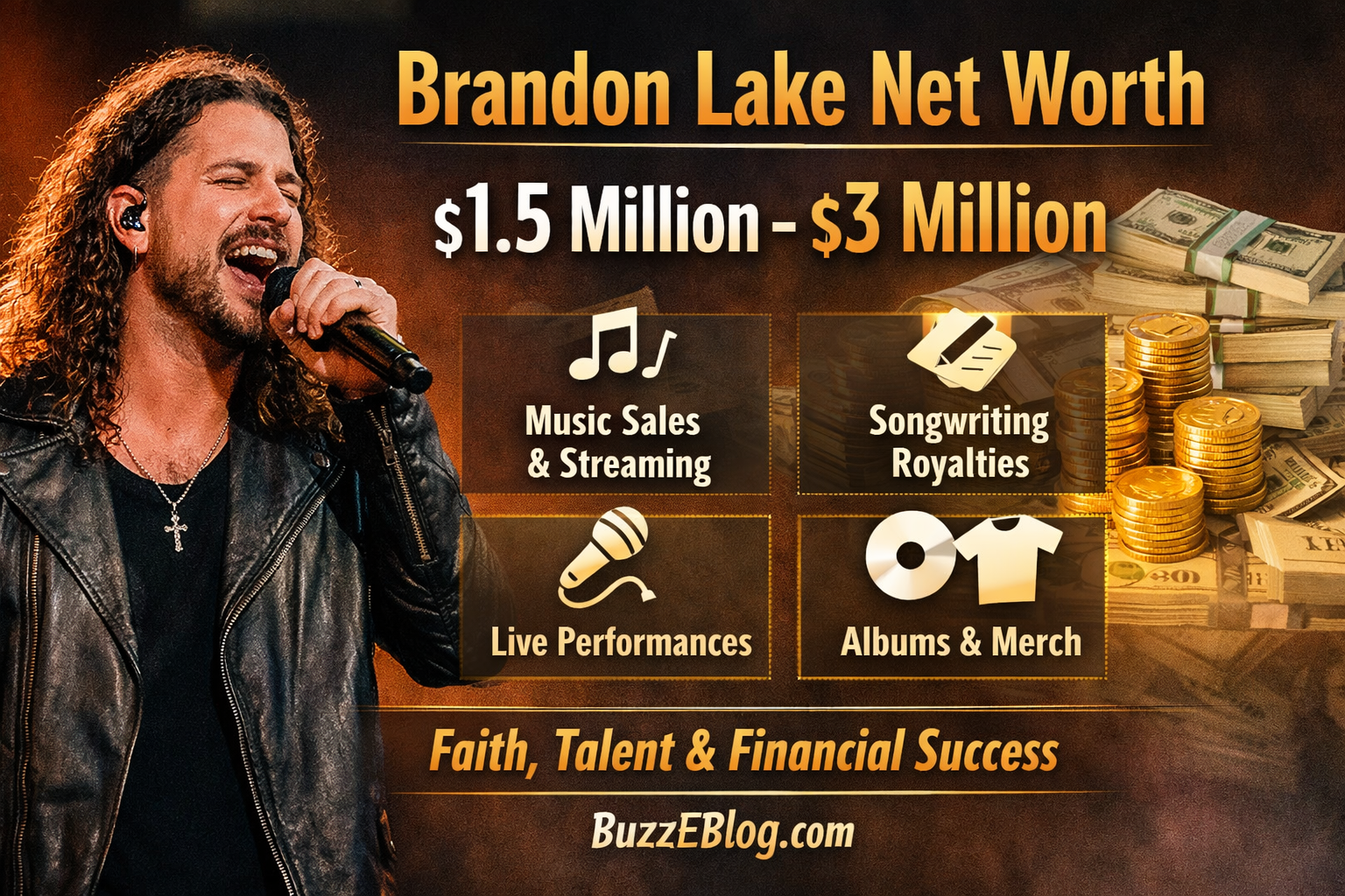 Brandon lake net worth