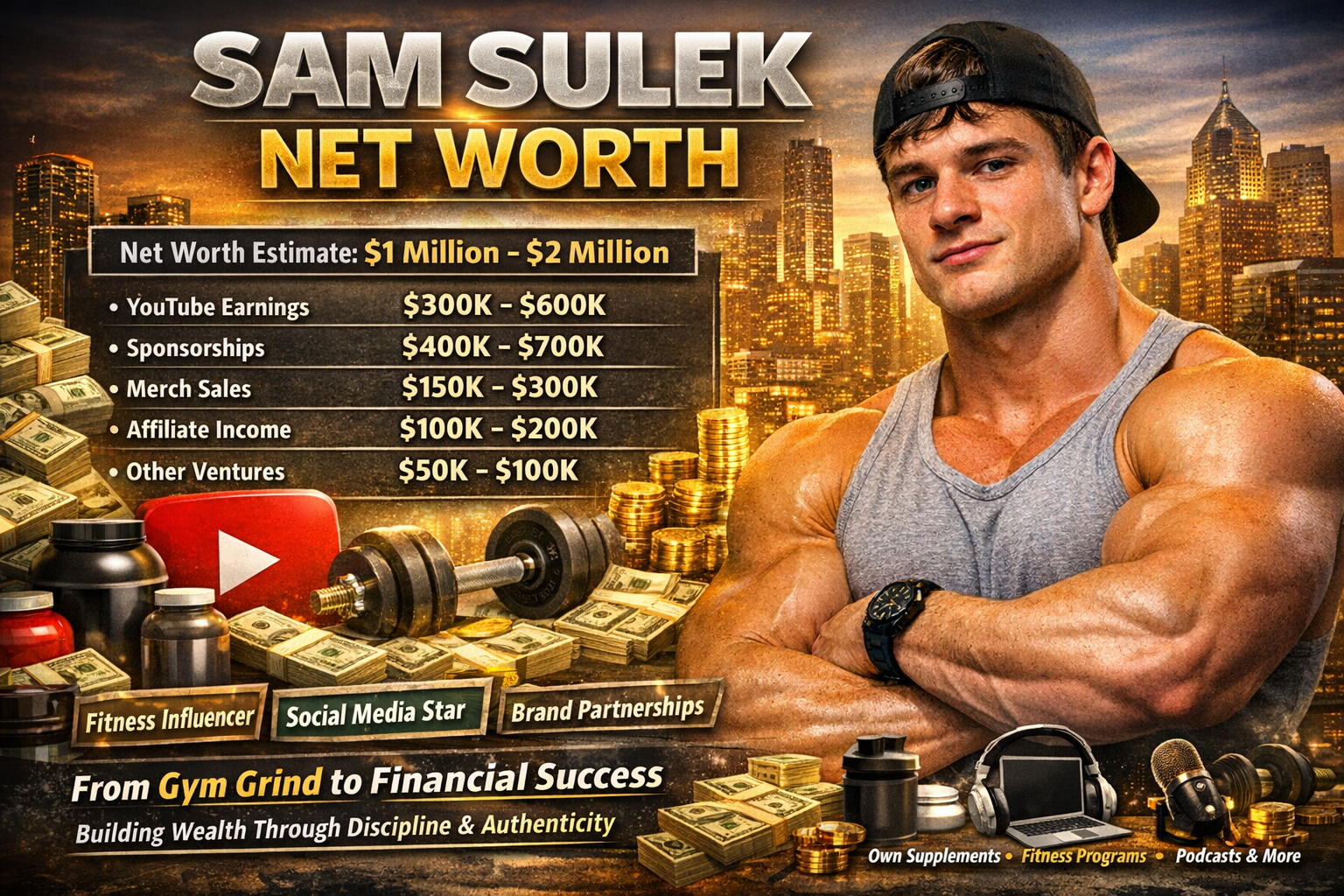 Sam sulek net worth
